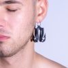 HÖÖK SINGLE EARRING - SILVER GLISTEN - Image 2