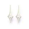 NEPTUNE WHITE PEARL EARRINGS - Image 3