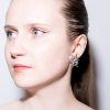 AUREATE EARRINGS - RHODIUM - Image 4