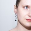 CERES BLACK PEARL EARRINGS - Image 3