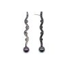 CERES BLACK PEARL EARRINGS - Image 4