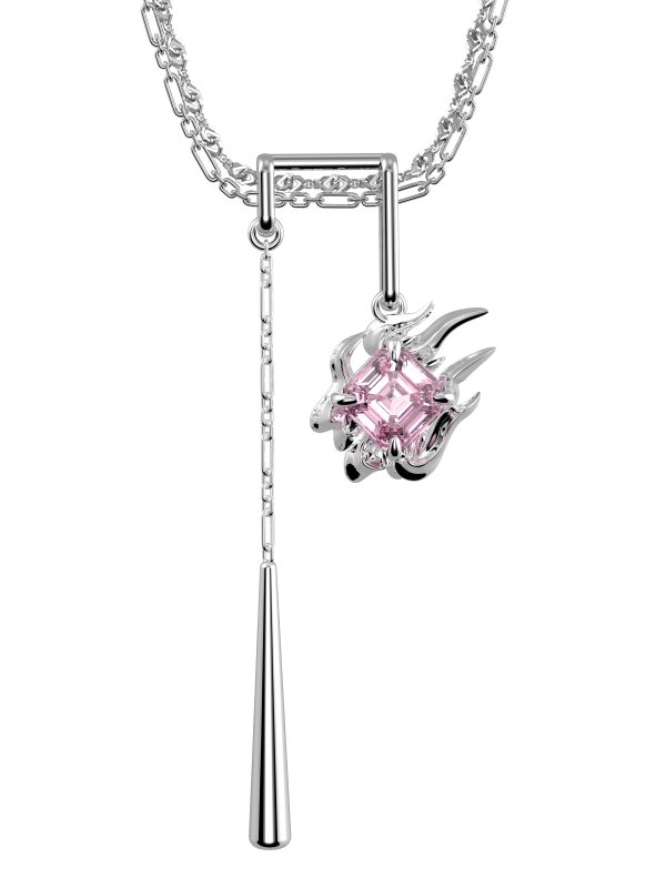 NIGHT FIRE DUO-CHAIN NECKLACE