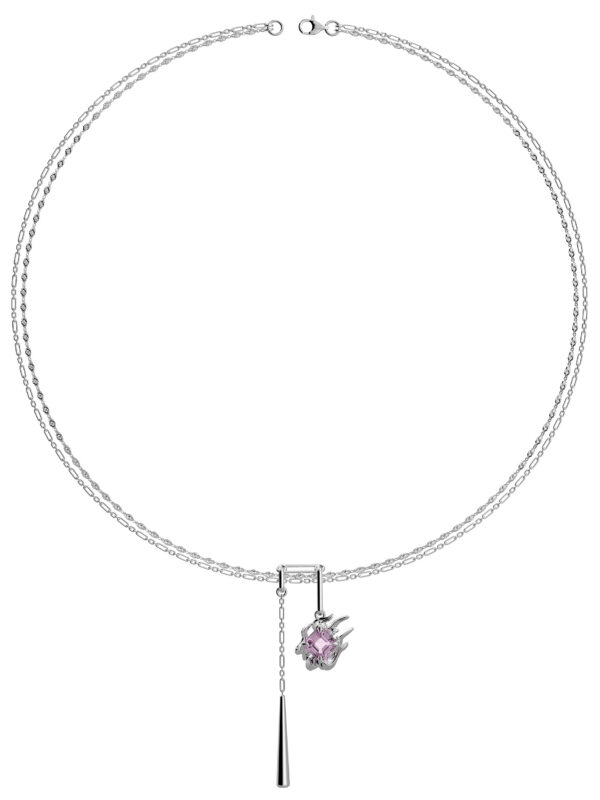 NIGHT FIRE DUO-CHAIN NECKLACE - Image 6