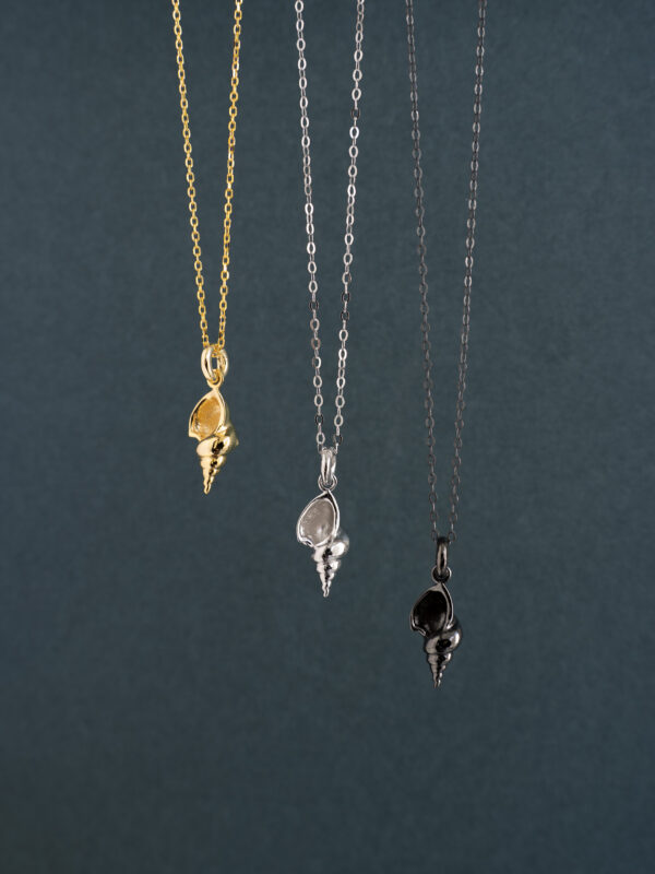 NIGHT SHELL NECKLACE - RHODIUM - Image 4
