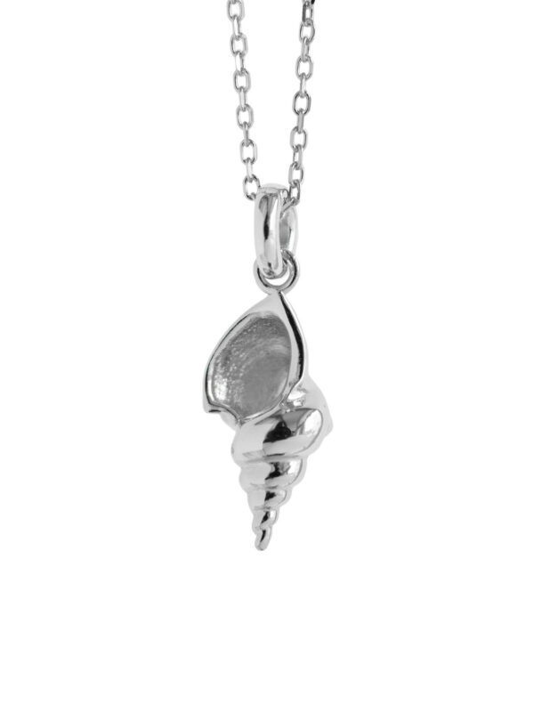 NIGHT SHELL NECKLACE - RHODIUM - Image 3