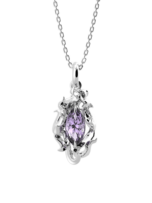 SCORCH LAVENDER GEM NECKLACE - Image 3
