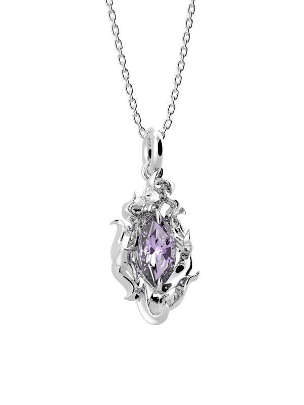 SCORCH LAVENDER GEM NECKLACE