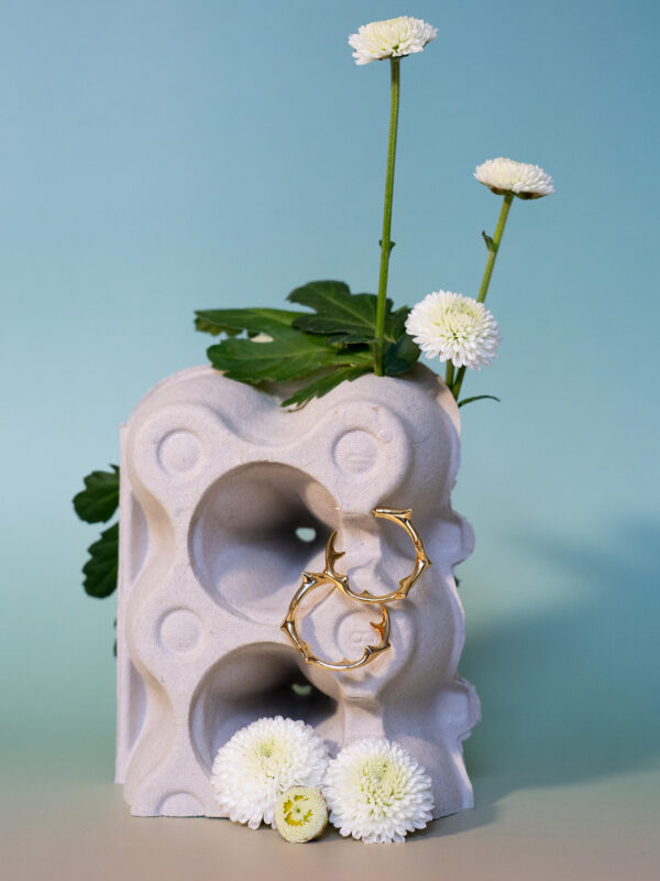 MILAM HOOP - GOLD VERMEIL - Image 4