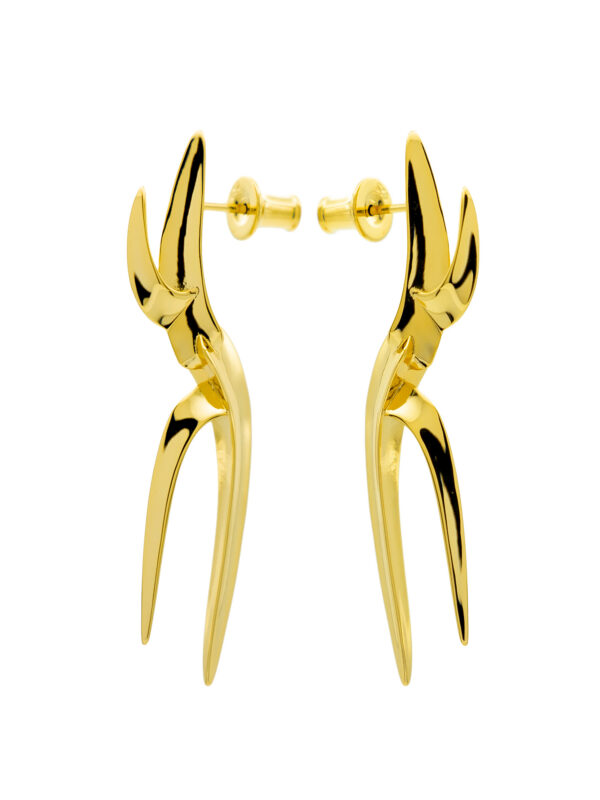 SAMTEN EARRINGS - GOLD VERMEIL