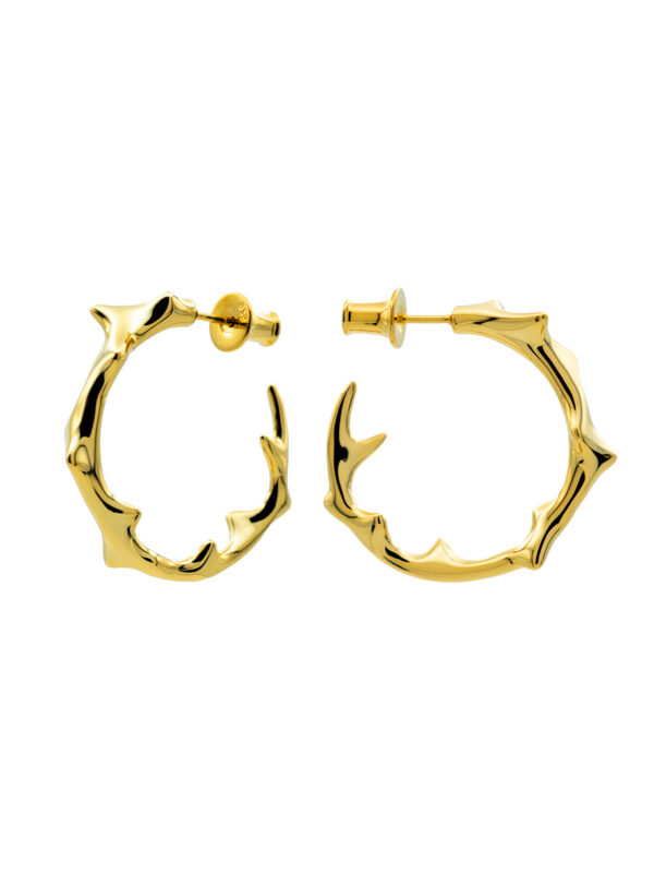 MILAM HOOP - GOLD VERMEIL