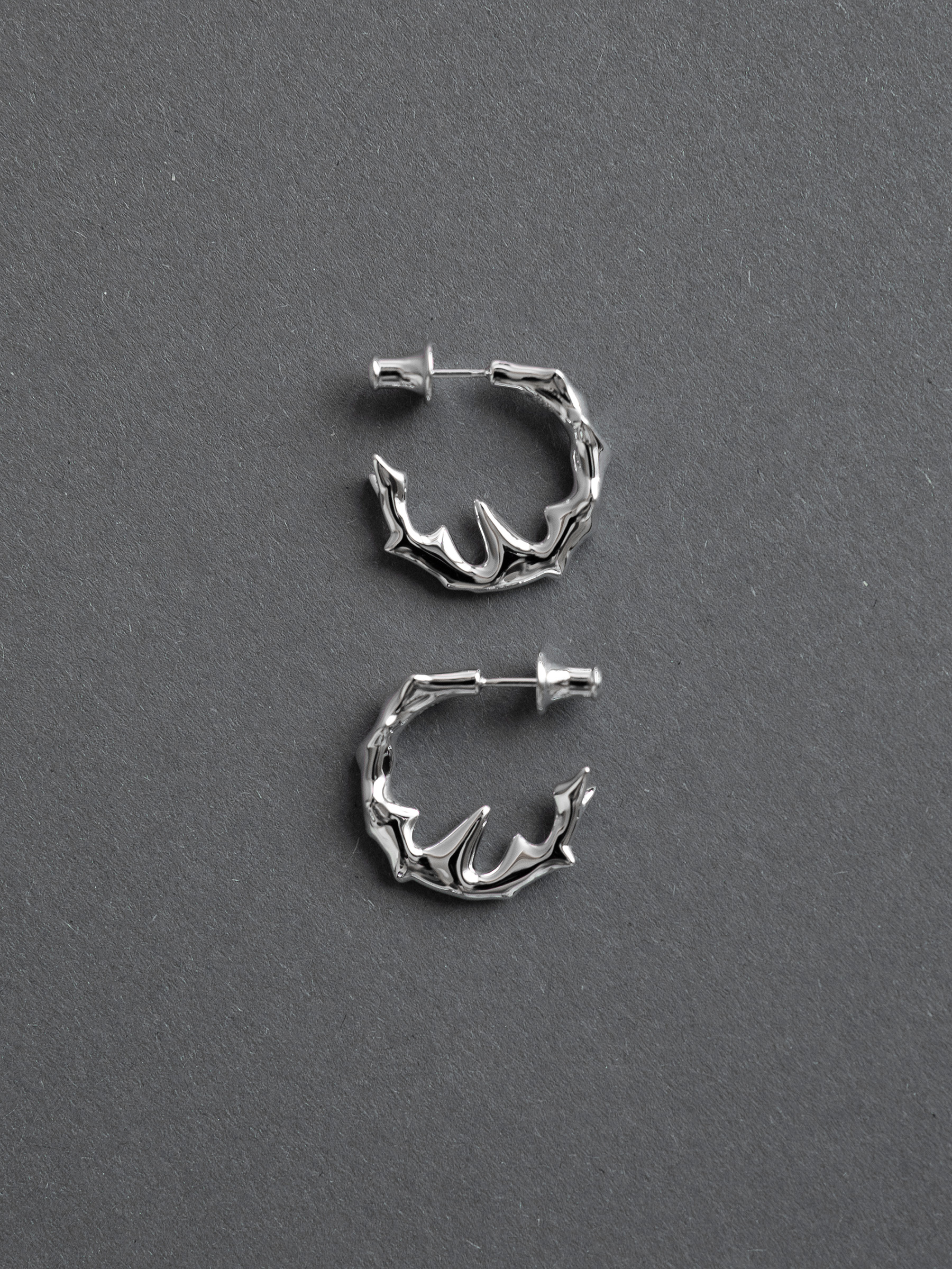 CHIKHAI HOOP - RHODIUM VERMEIL - Image 3